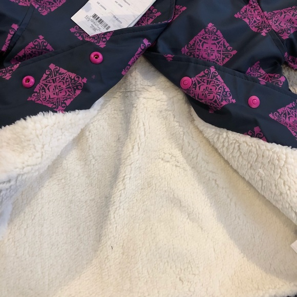 Hatley Mädchen Regenjacke Mit Sherpa-Futter - Wasserdicht & PVC-frei